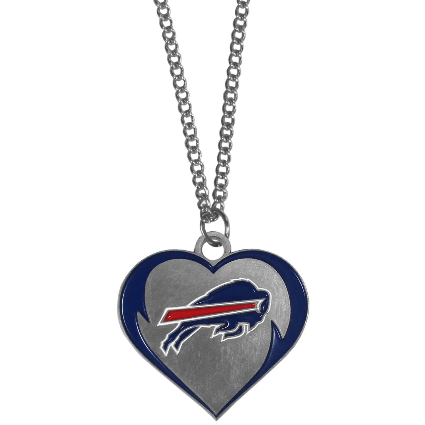 Buffalo Bills Heart Necklace - Buffalo Bills - Flyclothing LLC