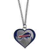 Buffalo Bills Heart Necklace - Buffalo Bills - Flyclothing LLC
