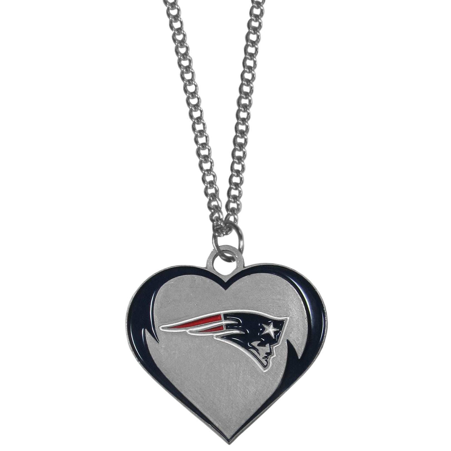 New England Patriots Heart Necklace - New England Patriots - Flyclothing LLC