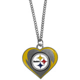Pittsburgh Steelers Heart Necklace - Pittsburgh Steelers - Flyclothing LLC