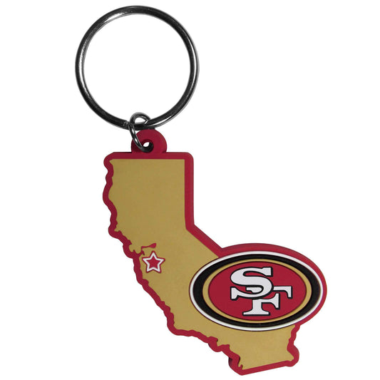 San Francisco 49ers Home State Flexi Key Chain - San Francisco 49ers - Flyclothing LLC