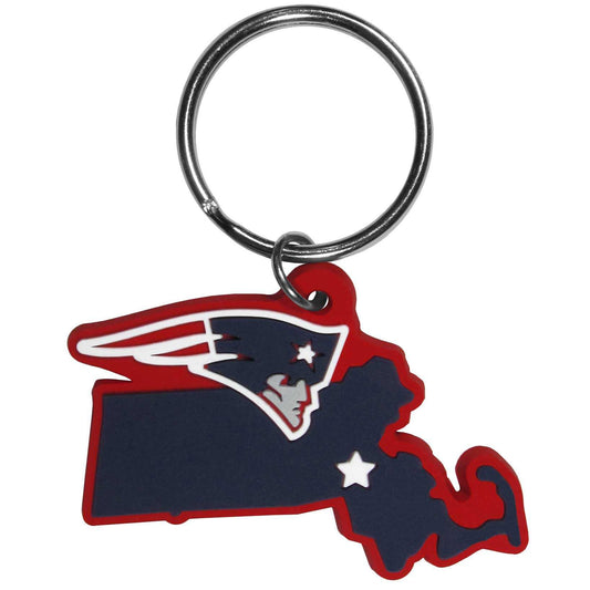 New England Patriots Home State Flexi Key Chain - New England Patriots - Flyclothing LLC