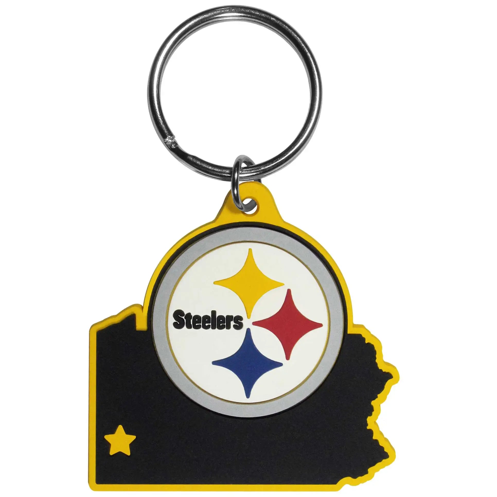 Pittsburgh Steelers Home State Flexi Key Chain - Pittsburgh Steelers - Flyclothing LLC