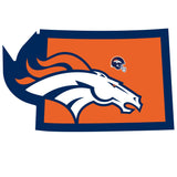 Denver Broncos Home State Decal - Denver Broncos - Flyclothing LLC