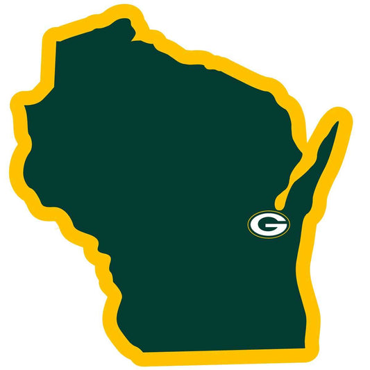 Green Bay Packers Home State Decal - Green Bay Packers - Flyclothing LLC