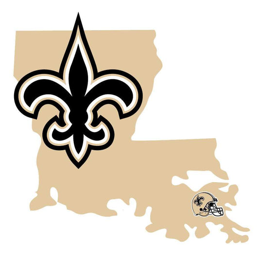 New Orleans Saints Home State Decal - New Orleans Saints - Flyclothing LLC