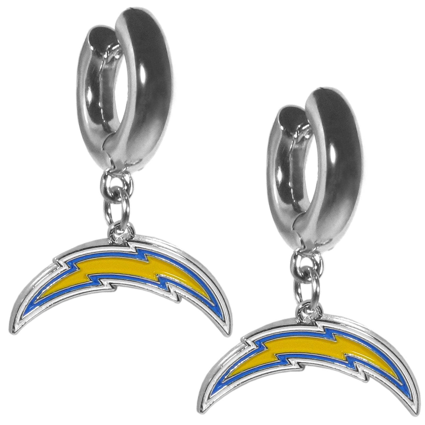 Los Angeles Chargers Huggie Hoop Earrings - Los Angeles Chargers - Flyclothing LLC