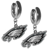 Philadelphia Eagles Huggie Hoop Earrings - Philadelphia Eagles
