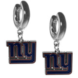 New York Giants Huggie Hoop Earrings - New York Giants