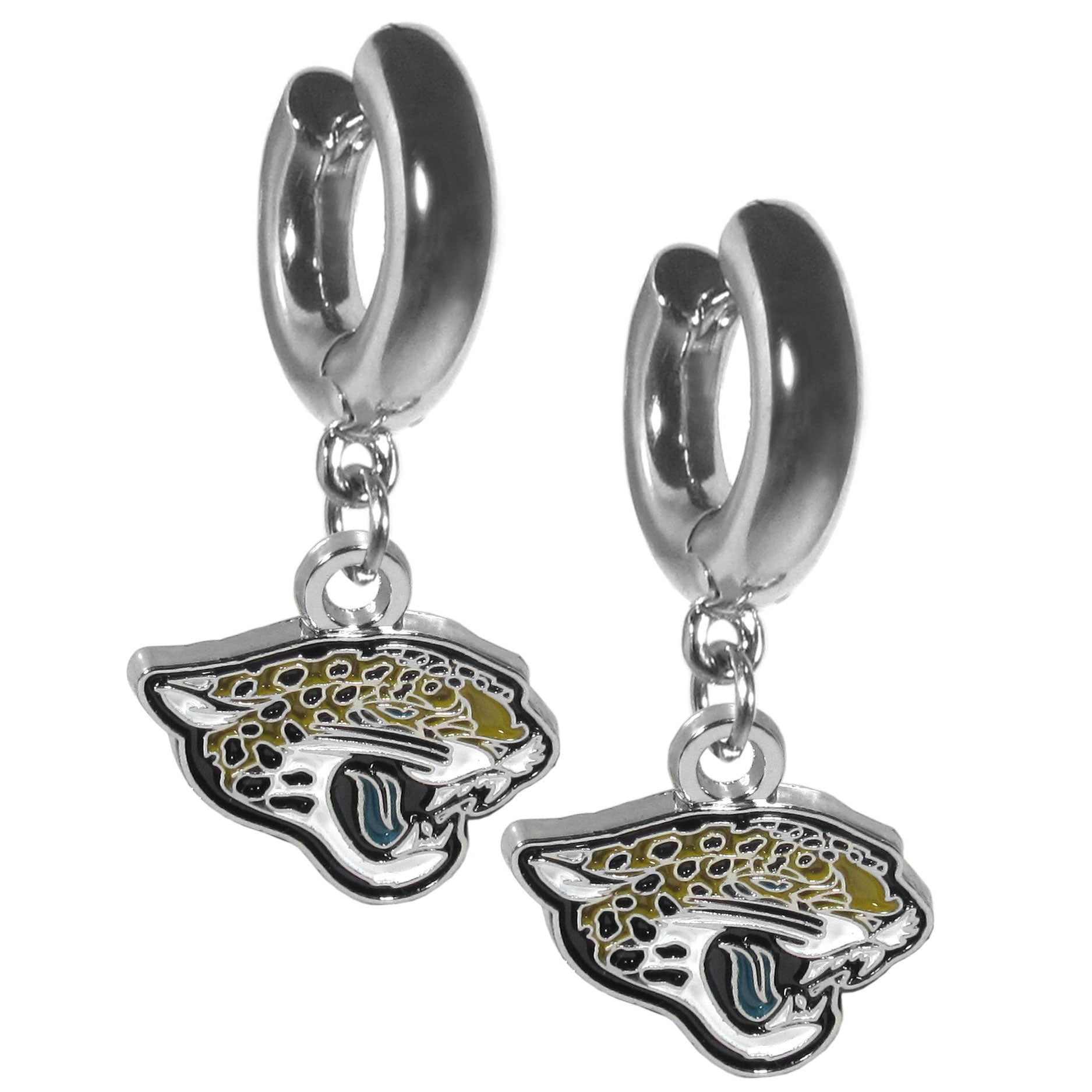 Jacksonville Jaguars Huggie Hoop Earrings