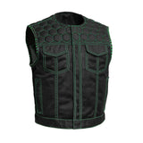 Lowside Hornet Moto Mesh Men's Club Style Vest - First Manufacturing Company - Flyclothing LLC