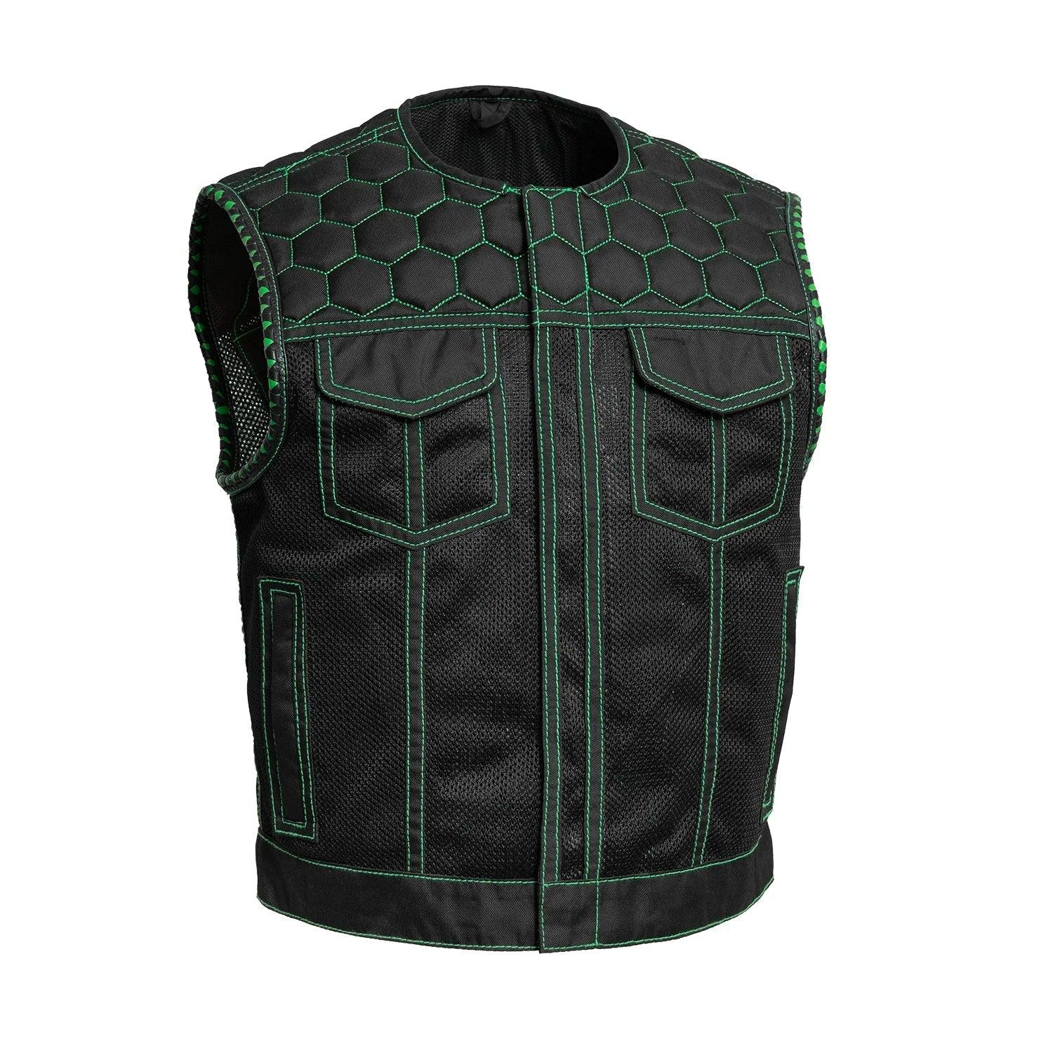 Lowside Hornet Moto Mesh Men's Club Style Vest - First Manufacturing Company - Flyclothing LLC