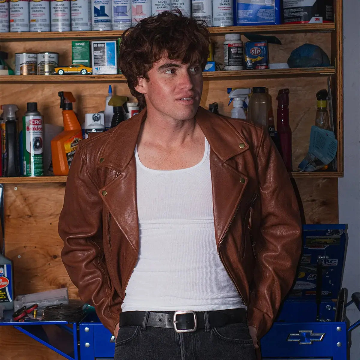 Fillmore Men's Motorcycle Leather Jacket - First Manufacturing Company - Flyclothing LLC