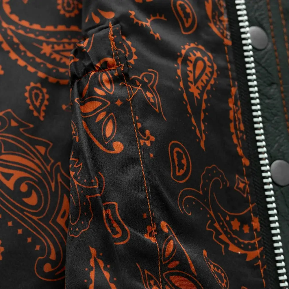 Downside Men's Motorcycle Leather Vest - First Manufacturing Company - Flyclothing LLC