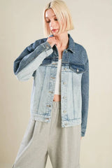 A BAR SONG DENIM JACKET - Flying Tomato - Flyclothing LLC