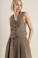 VIBRANT DAZE WOVEN VEST - Flying Tomato - Flyclothing LLC