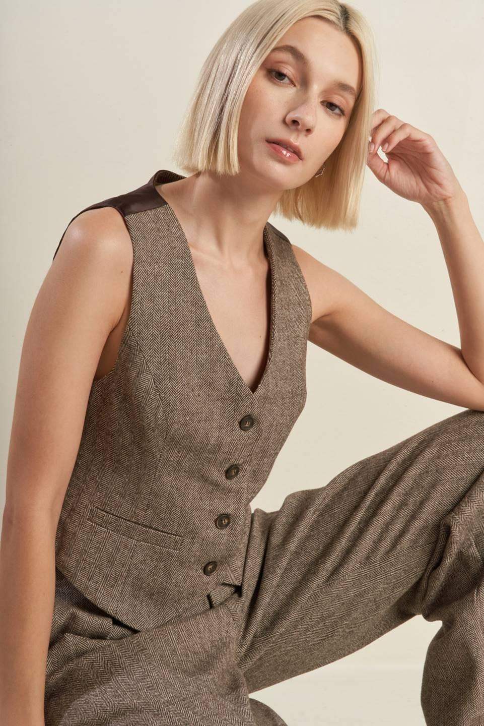 VIBRANT DAZE WOVEN VEST - Flying Tomato - Flyclothing LLC
