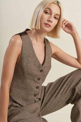 VIBRANT DAZE WOVEN VEST - Flying Tomato - Flyclothing LLC