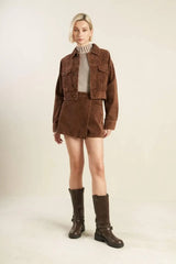 ESCAPING REALITY CORDUROY JACKET - Flying Tomato - Flyclothing LLC