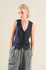 FOREVER CONNECTED WOVEN VEST - Flying Tomato - Flyclothing LLC