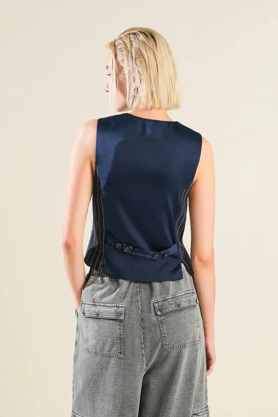 FOREVER CONNECTED WOVEN VEST - Flying Tomato - Flyclothing LLC