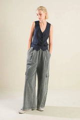 FOREVER CONNECTED WOVEN VEST - Flying Tomato - Flyclothing LLC