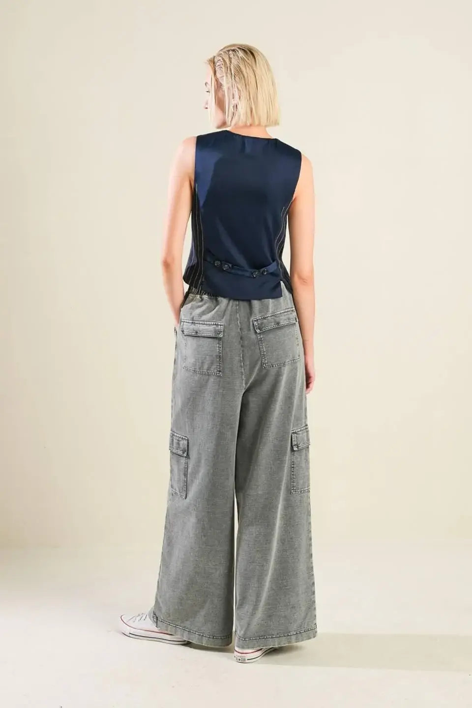 FOREVER CONNECTED WOVEN VEST - Flying Tomato - Flyclothing LLC
