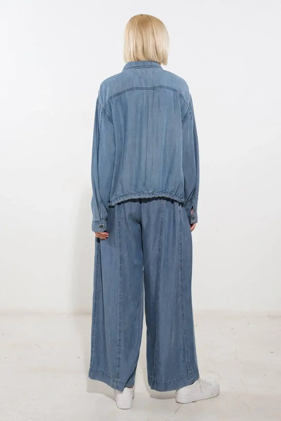 ACTIVE VIBE TENCEL DENIM JACKET - Flying Tomato - Flyclothing LLC