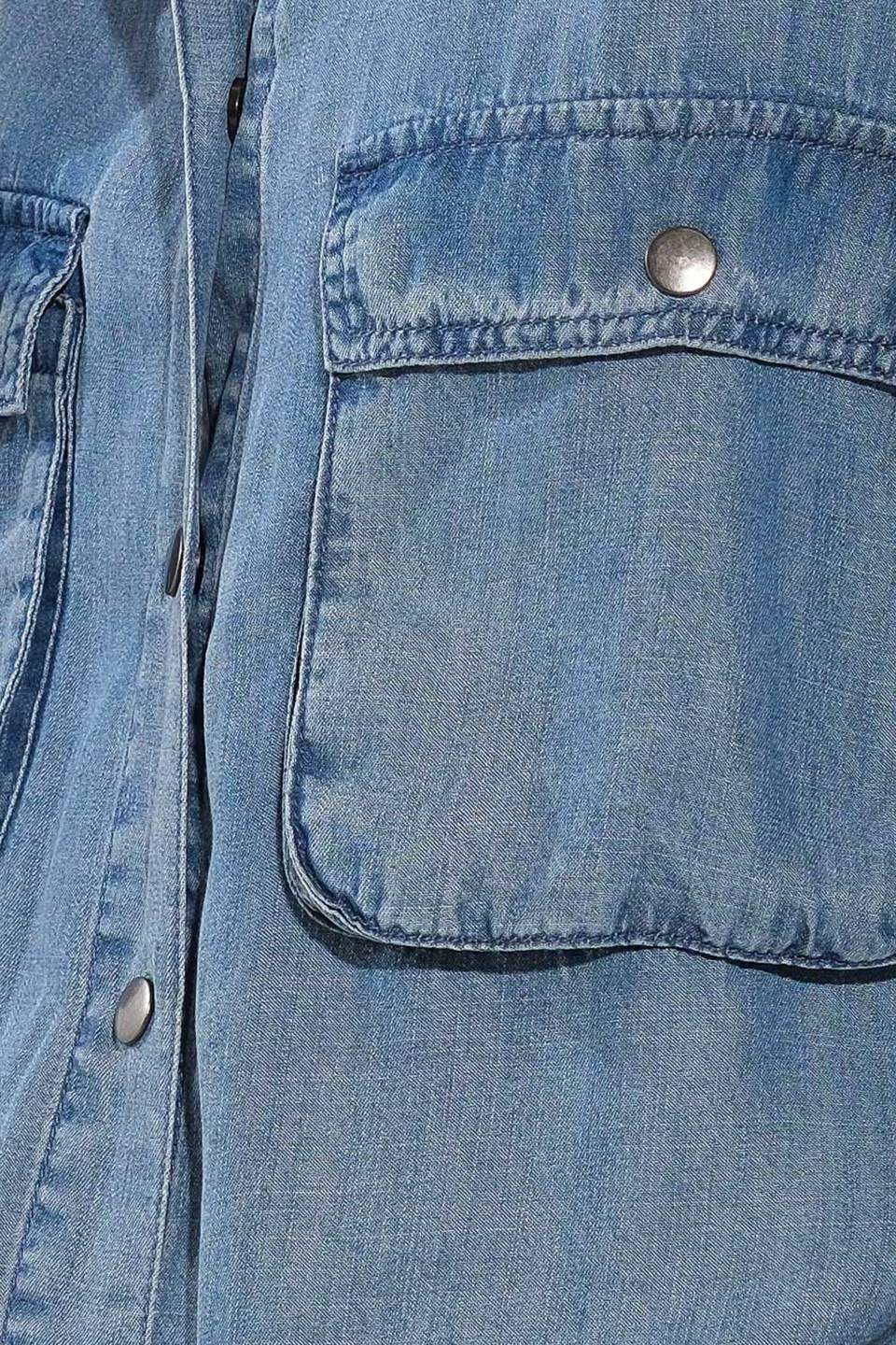 ACTIVE VIBE TENCEL DENIM JACKET - Flying Tomato - Flyclothing LLC