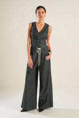 HAZY DAYS DENIM VEST - Flying Tomato - Flyclothing LLC