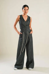 HAZY DAYS DENIM VEST - Flying Tomato - Flyclothing LLC