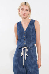I STILL BELIEVE DENIM VEST - Flying Tomato - Flyclothing LLC