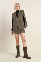 ETERNAL DEVOTION WOOLEN CAPELET - Flying Tomato - Flyclothing LLC