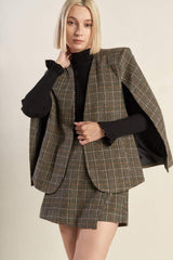 ETERNAL DEVOTION WOOLEN CAPELET - Flying Tomato - Flyclothing LLC
