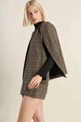 ETERNAL DEVOTION WOOLEN CAPELET - Flying Tomato - Flyclothing LLC