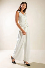 DINNER DATE WOVEN VEST - Flying Tomato - Flyclothing LLC