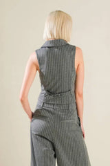 WANNA BE LOVED WOVEN VEST - Flying Tomato - Flyclothing LLC