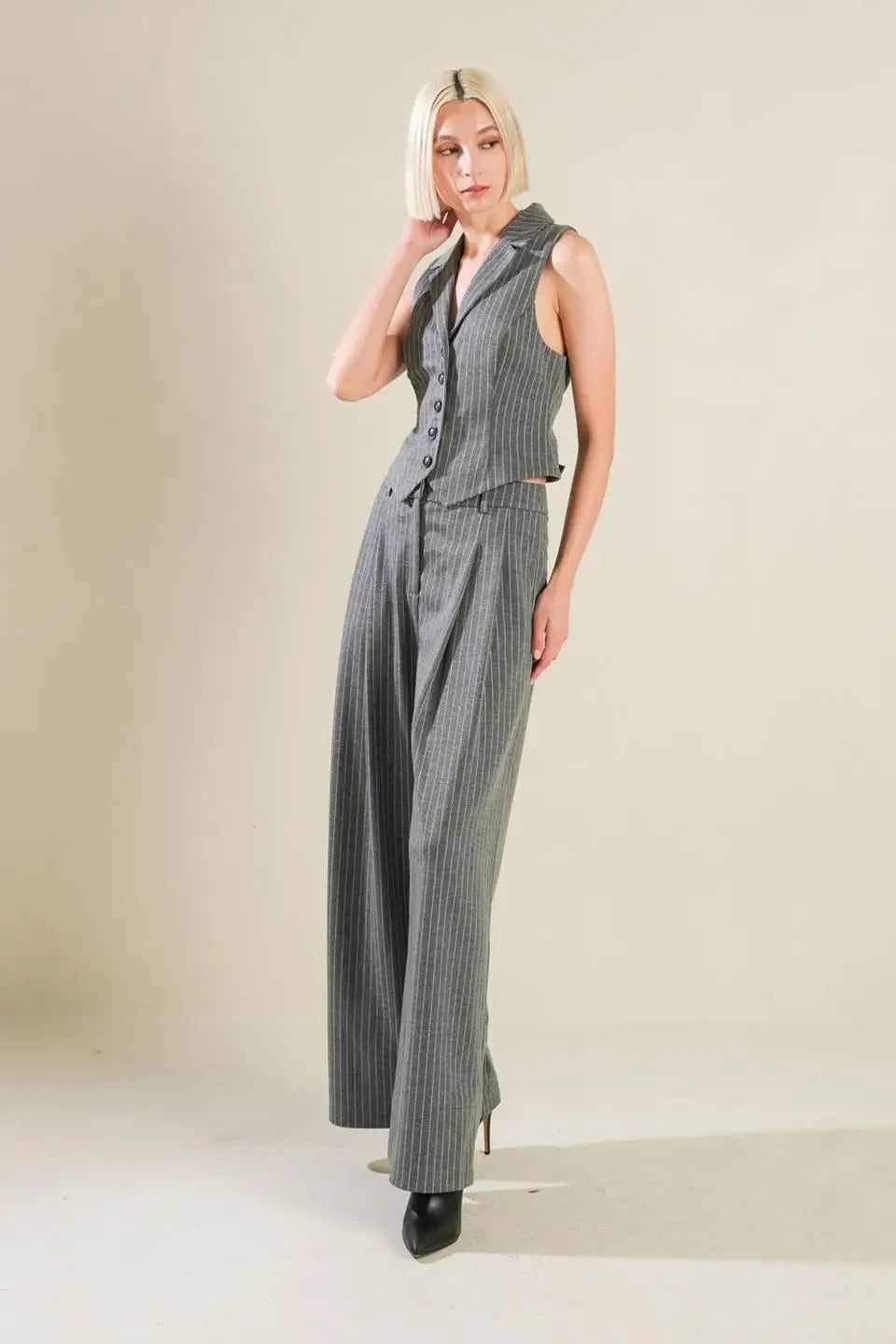 WANNA BE LOVED WOVEN VEST - Flying Tomato - Flyclothing LLC