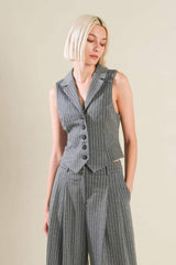 WANNA BE LOVED WOVEN VEST - Flying Tomato - Flyclothing LLC