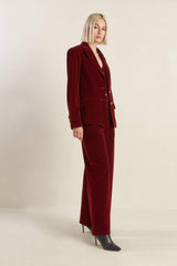 COY CHARM VELVET BLAZER - Flying Tomato - Flyclothing LLC