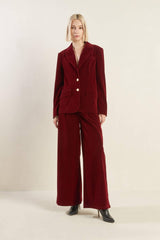 COY CHARM VELVET BLAZER - Flying Tomato - Flyclothing LLC