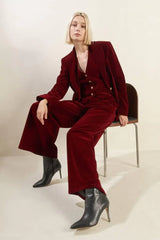 COY CHARM VELVET VEST - Flying Tomato - Flyclothing LLC