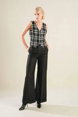 WHEN I'M WITH YOU TWEED VEST - Flying Tomato - Flyclothing LLC