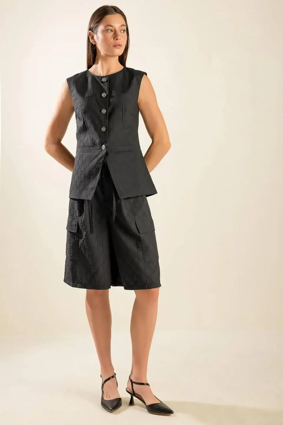 SEE WHAT HAPPENS WOVEN VEST - Flying Tomato - Flyclothing LLC