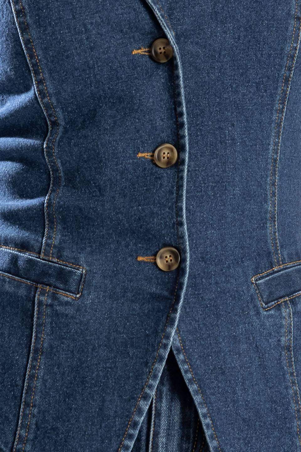 SPRING ROMANCE DENIM VEST - Flying Tomato - Flyclothing LLC