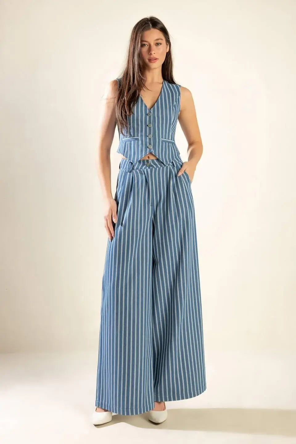 FRAMES OF BLISS WOVEN VEST - Flying Tomato - Flyclothing LLC
