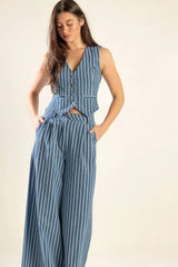 FRAMES OF BLISS WOVEN VEST - Flying Tomato - Flyclothing LLC