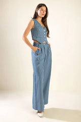 FRAMES OF BLISS WOVEN VEST - Flying Tomato - Flyclothing LLC