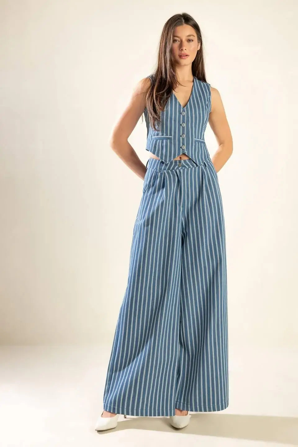 FRAMES OF BLISS WOVEN VEST - Flying Tomato - Flyclothing LLC