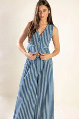 FRAMES OF BLISS WOVEN VEST - Flying Tomato - Flyclothing LLC
